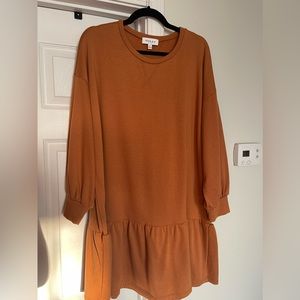 Mustard Sweater dress